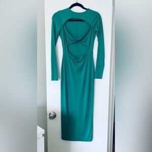 Naked Wardrobe Green Dress